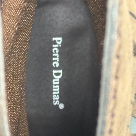 Pierre Dumas Cowgirl-10 Women's Brown Fringe Western Ankle Boots Size 7.5 - Picture 8 of 9